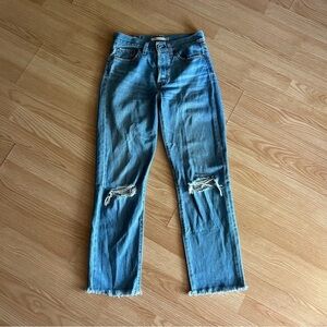 Levi’s Premium Big E Wedgie Straight Button Fly Jeans Women’s 25